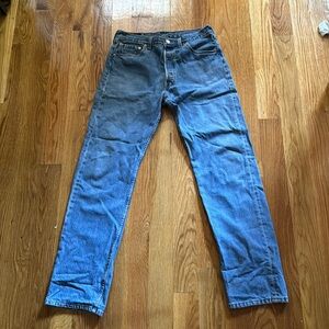 levi’s 501 button fly jeans 34W 34L